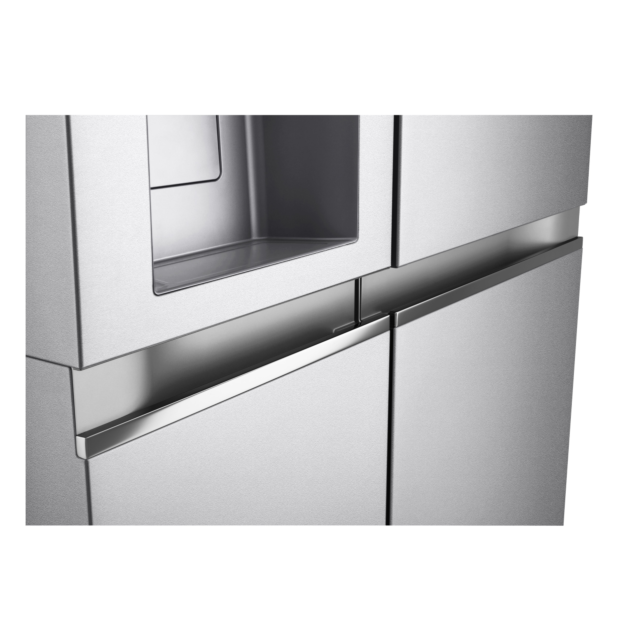 LG GSLV91MBAC 91.3cm Frost Free American Style Fridge Freezer - Metal Sorbet