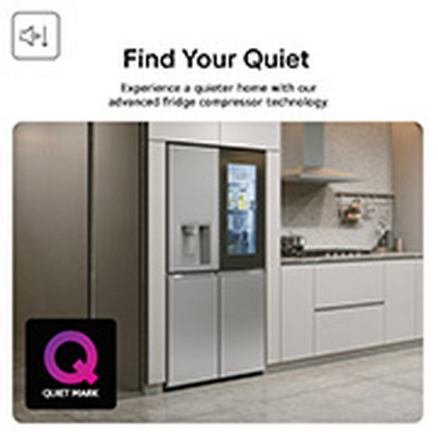 LG GSXE90BSAD 96.8cm 60/40 No Frost Fridge Freezer