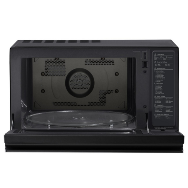 LG MJ3965BPS 39L 1100W Convection Microwave Oven Black