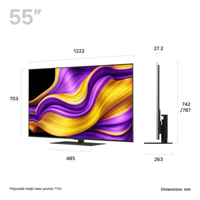 LG OLED55G56LS.AEK OLED evo AI G5 55inch 4K Smart TV