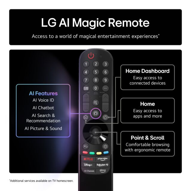 LG OLED65C56LB.AEK OLED evo AI C5 65inch 4K Smart TV