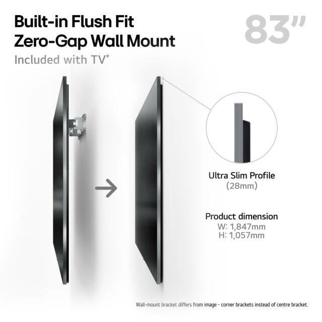 LG OLED83G54LW.AEK 83inch 4K OLED Smart TV