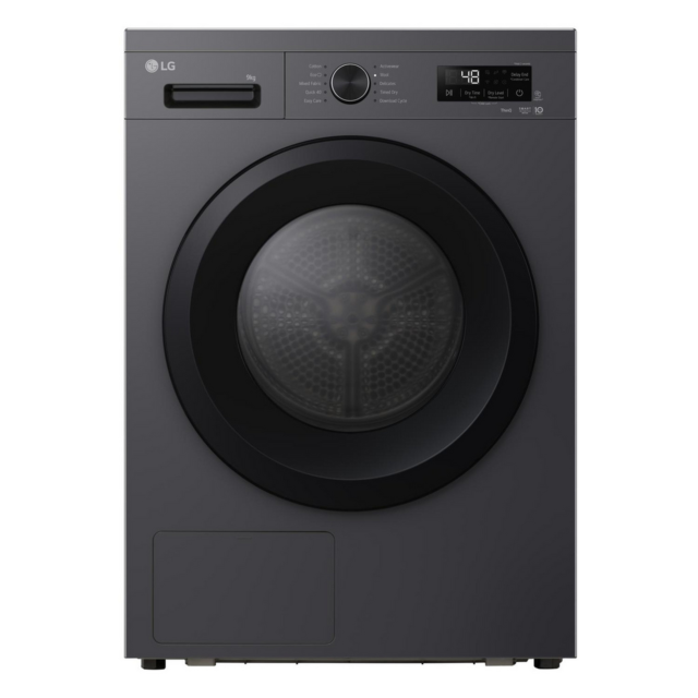 LG RHX1009NWK 9kg Heat Pump Tumble Dryer Grey