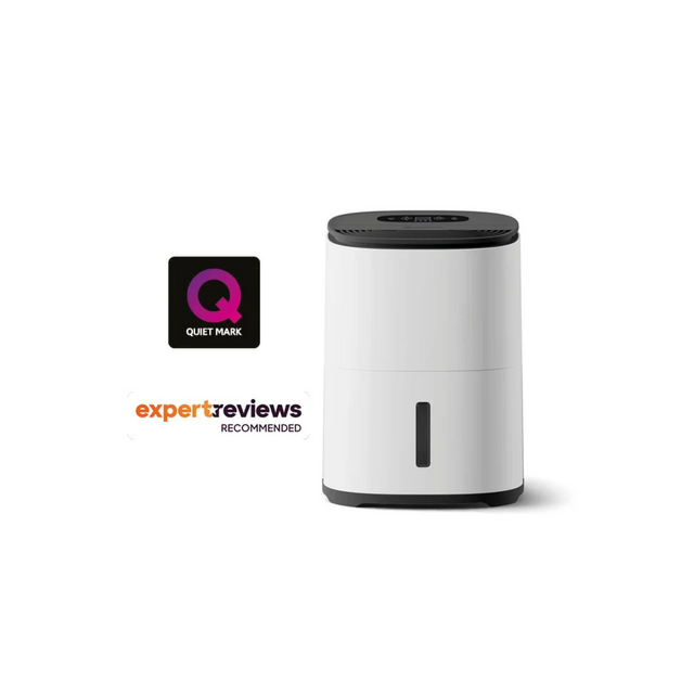 Meaco ARETEONE6L , 6L Compact Dehumidifier / Air Purifier - White and charcoal black