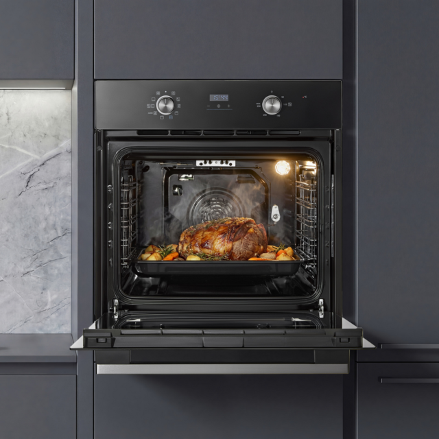 Midea MBO65M90D2-BK Multifunction Built-In Oven Black