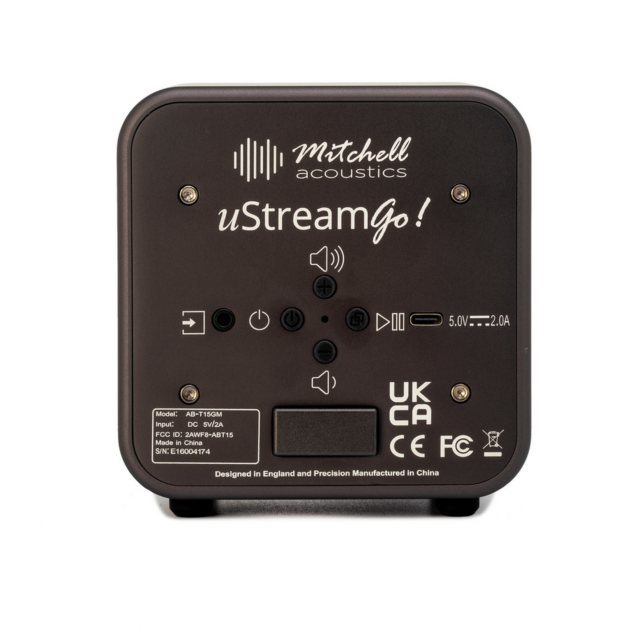 Mitchell Acoustics UStream Go Wireless Speakers Grey