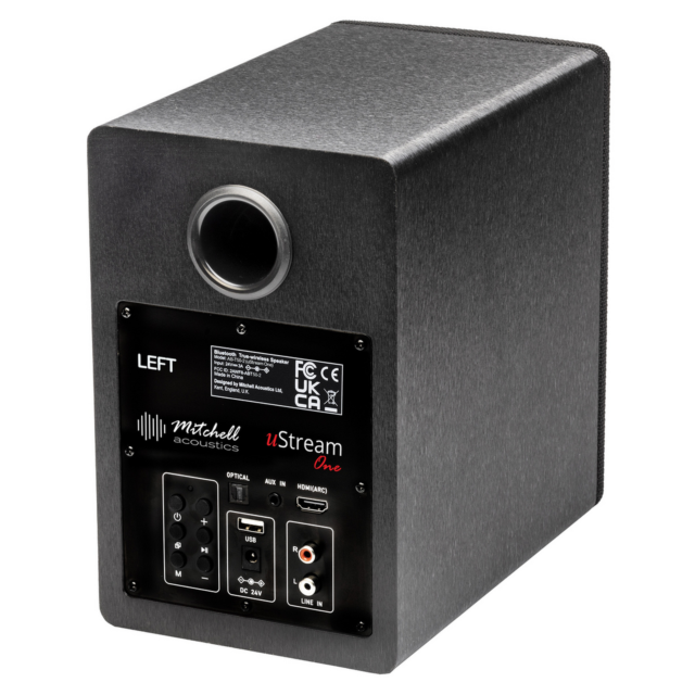 Mitchell Acoustics UStream One Wireless Speakers Black