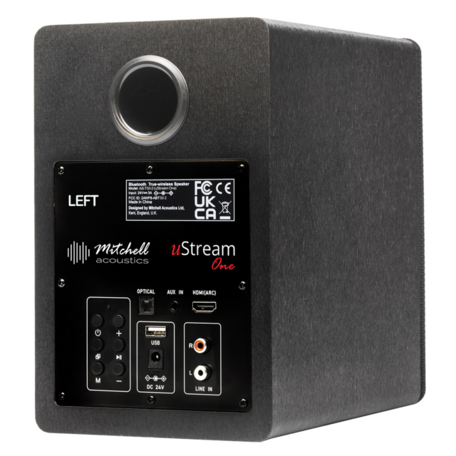 Mitchell Acoustics UStream One Wireless Speakers Black