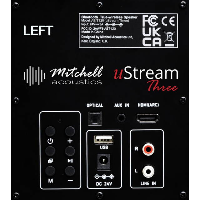 Mitchell Acoustics UStream Three Active Wireless Speakers