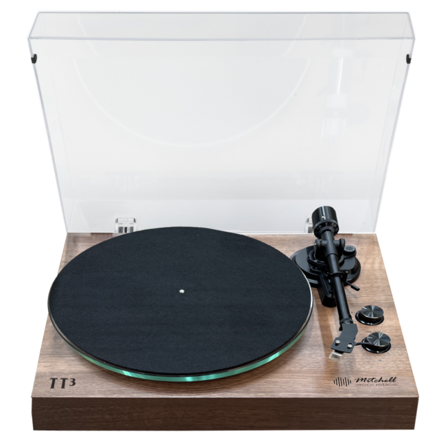 Mitch Acc UStream TT3 Walnut Bluetooth Turntable