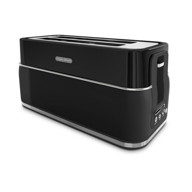 Morphy Richards 245744 Signature 4 Slice Toaster - Black