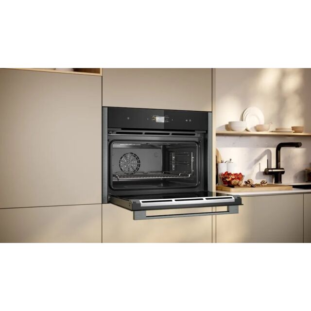 NEFF C24FS31G0B 59.6cm Built In Electric Single Oven - Graphite