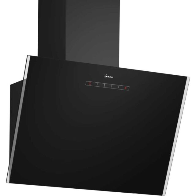 NEFF D63IDK1S0B Angled Glass Chimney Hood