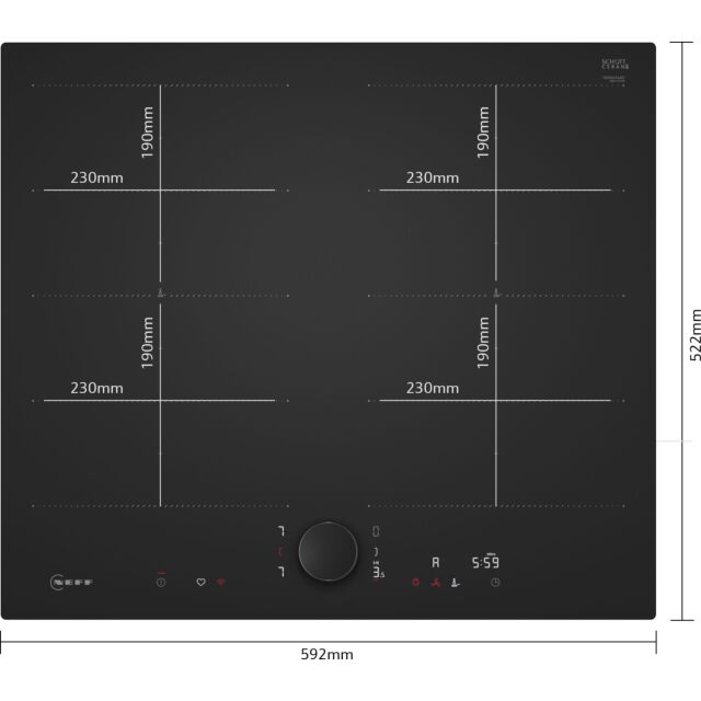 Neff T66NUX4A0 Induction Hob