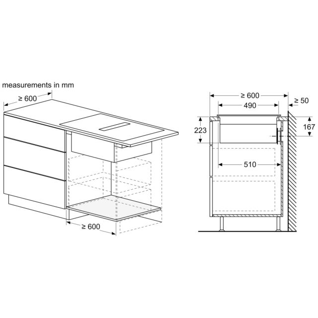 Neff V68FUX4L0 Venting Hob