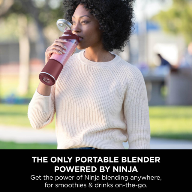 Ninja Blast Compact Cordless Blender Model Cranberry
