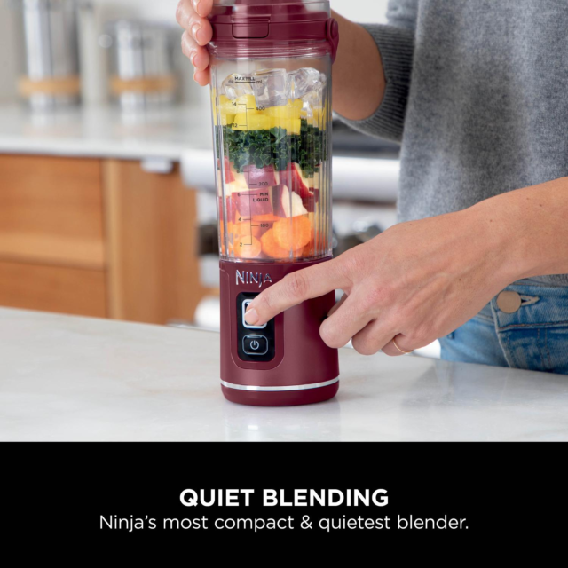 Ninja Blast Compact Cordless Blender Model Cranberry