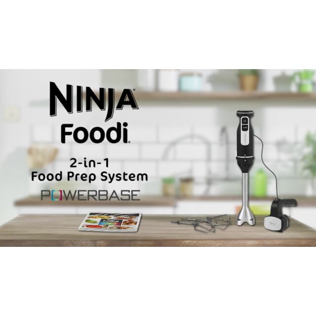 Ninja CI090UK Ninja Foodi 2-in-1 Hand Blender & Mixer - Black