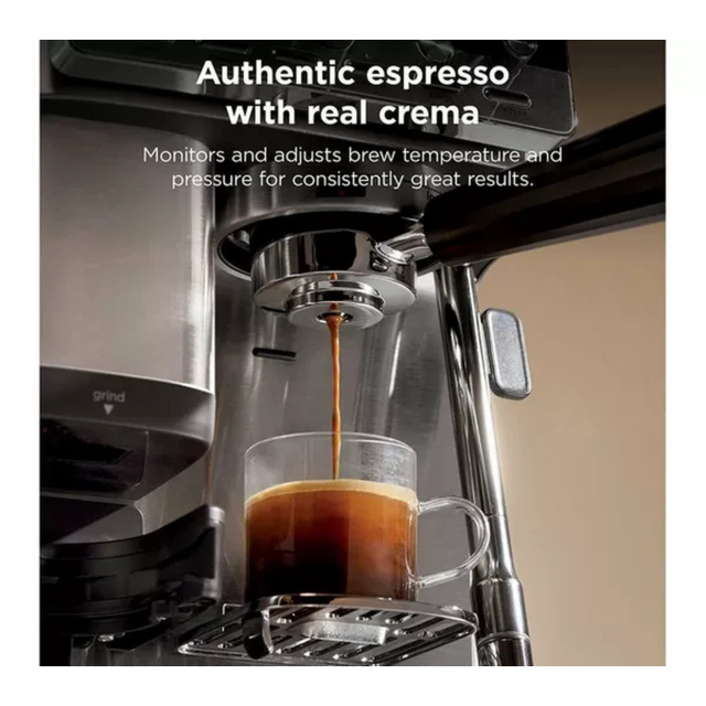 Ninja ES301UK Luxe MINI Espresso Machine Black Silver