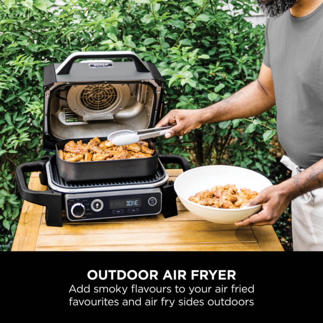 Ninja OG703UK Electric Woodfire BBQ Grill & Smoker