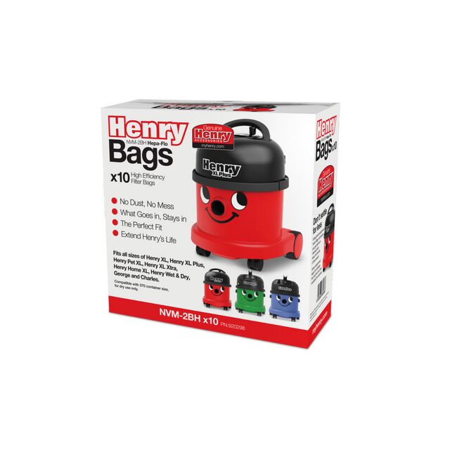 Numatic 920298 Henry XL HepaFlo Bags - White
