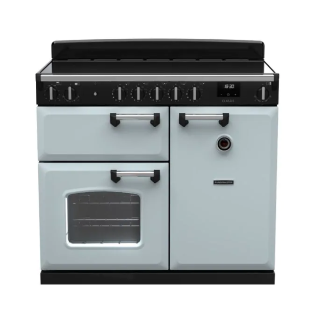 Rangemaster CL100EIPMSB/CM1 14208 Classic 100 Ind Misty Blue Chrome
