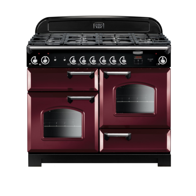 Rangemaster Classic 110NG Cranberry/Chrome CLA110NGFCY/C