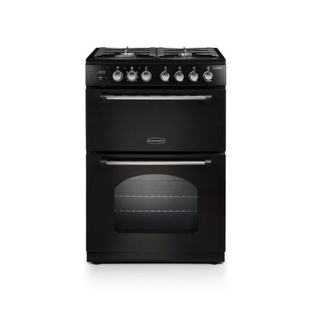 Rangemaster Classic 60 Dual Fuel Black/Chrome CLA60DFFBL/C