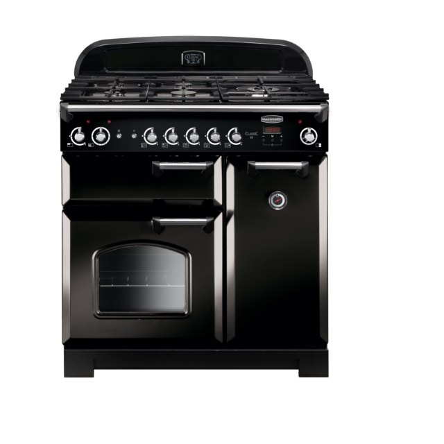 Rangemaster Classic 90NG Black/Chrome CLA90NGFBL/C
