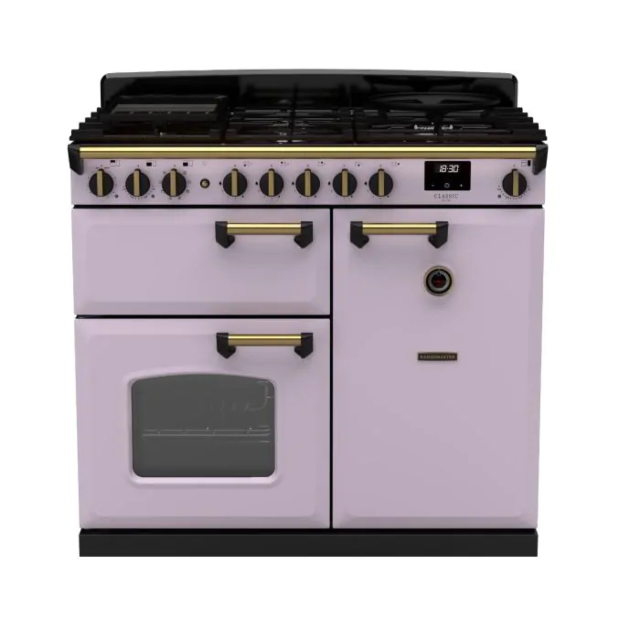 Rangemaster CLDL100DFPHTH/AB1 18409 Classic DLX 100 DF Heather Antique Brass