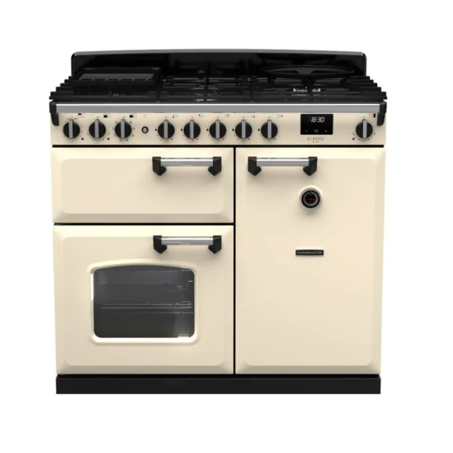Rangemaster CLDL100DFPPCR/CM1 14643 Classic DLX 100 DF Pale Cream Chrome