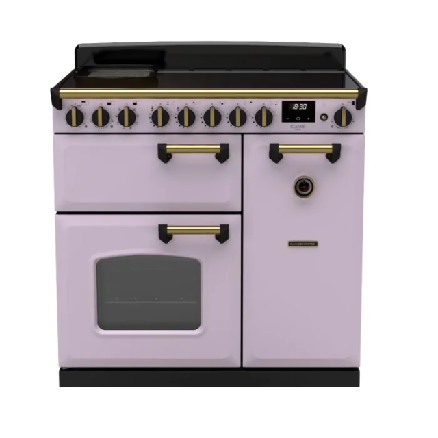 Rangemaster CLDL90EIPHTH/AB1 18406 Classic DLX 90 Ind Hether Antique Brass