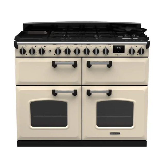 Rangemaster CLDLB110DFPPCR/CM1 14879 Classic DLX BC 110 DF Pale Cream Chrome