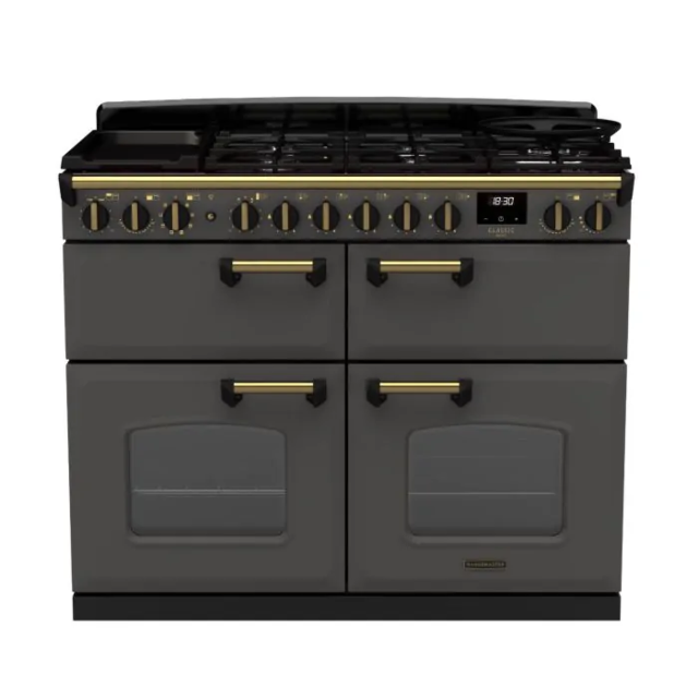 Rangemaster CLDLB110DFPSLT/AB1 18365 Classic DLX BC 110 DF Slate Antique Brass