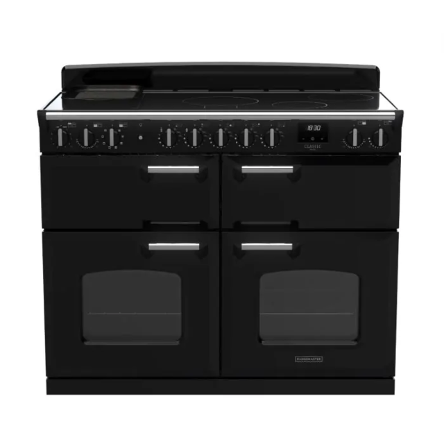Rangemaster CLDLB110EIPGBL/CM1 14925 Classic DLX BC 110 Ind Gloss Black Chrome