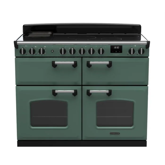 Rangemaster CLDLB110EIPMGR/CM1 14928 Classic DLX BC 110 Ind Mineral Green Chrome