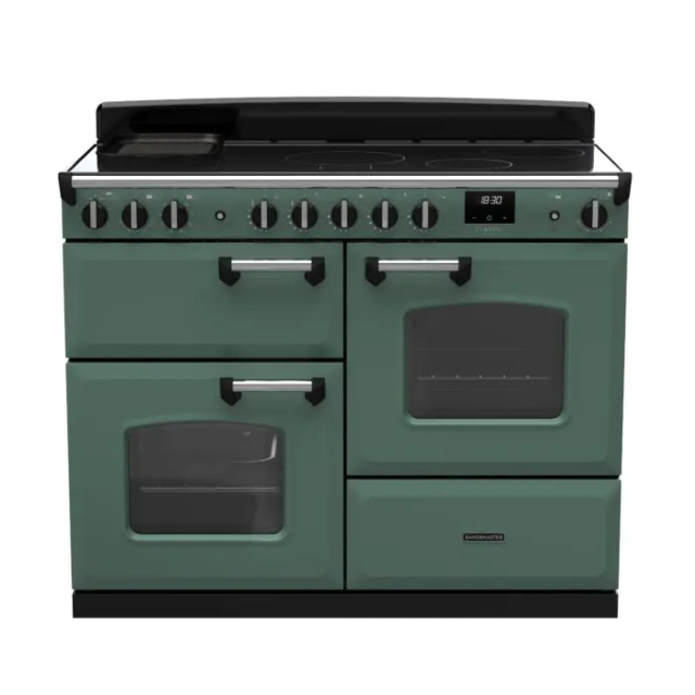 Rangemaster CLDLO110EIPMGR/CM1 14760 Classic DLX OC 110 Ind Mineral Green Chrome