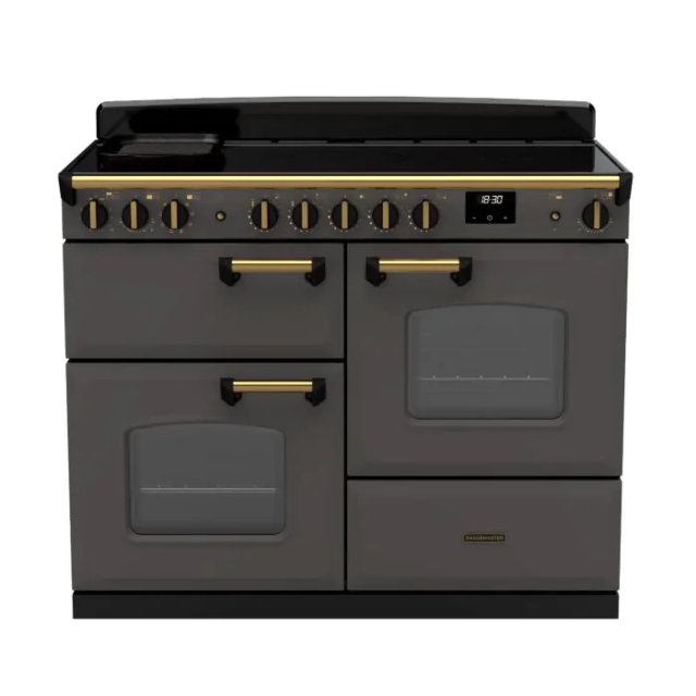 Rangemaster CLDLO110EIPSLT/AB1 18345 Classic DLX OC 110 Ind Slate Antique Brass