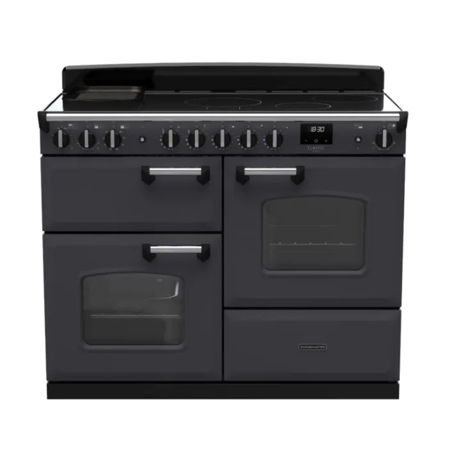 Rangemaster CLDLO110EIPSLT/CM1 14759 Classic DLX OC 110 Ind Slate Chrome
