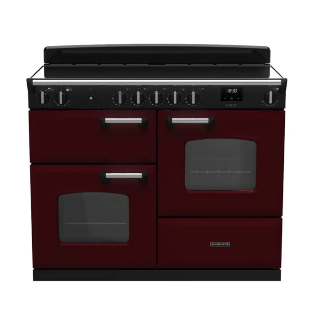Rangemaster CLO110EIPBOR/CM1 14242 Classic OC 110 Ind Bordeaux Chrome