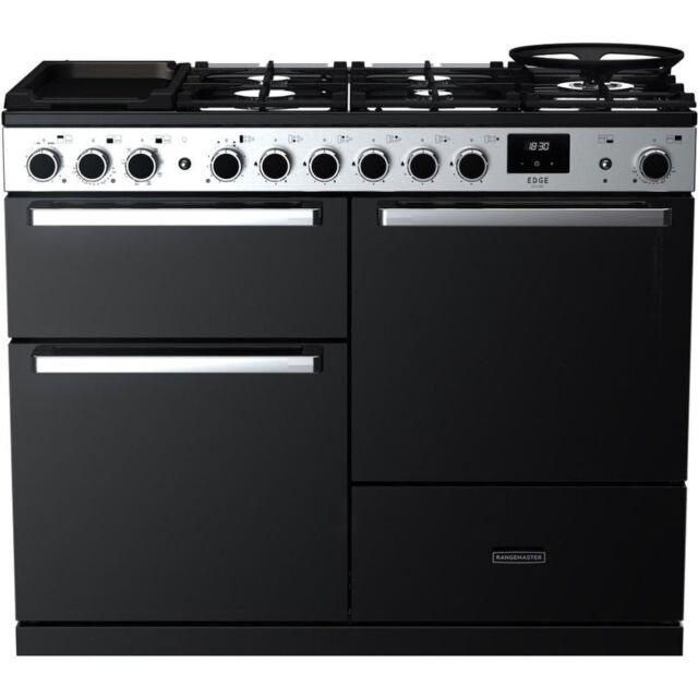 Rangemaster EDDLO110DFGBLK/CM1 15816 Edge Deluxe OC 110 DF Blk Chrome