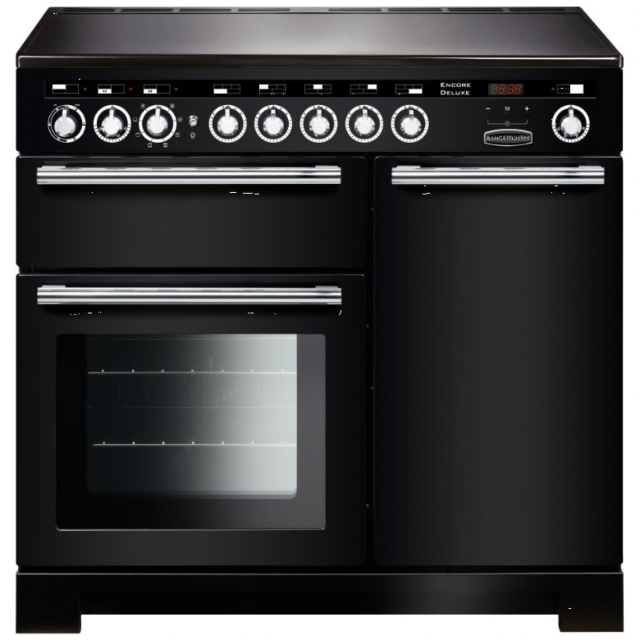 Rangemaster Encore Deluxe 100 Induction Black/Chrome EDL100EIBL/C