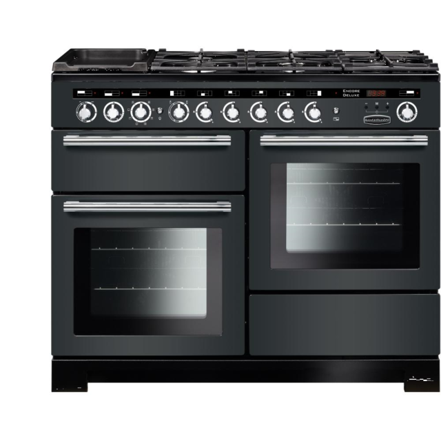 Rangemaster Encore Deluxe 110 Dual Fuel Slate/Chrome EDL110DFFSL/C