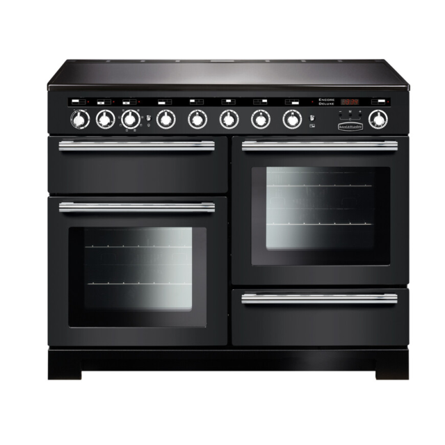 Rangemaster Encore Deluxe 110 Induction Charcoal Black/Chrome EDL110EICB/C