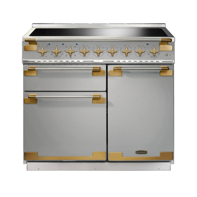Rangemaster ELS100EISS/AB 135390 Elise 100 Ind St/Steel Antique Brass