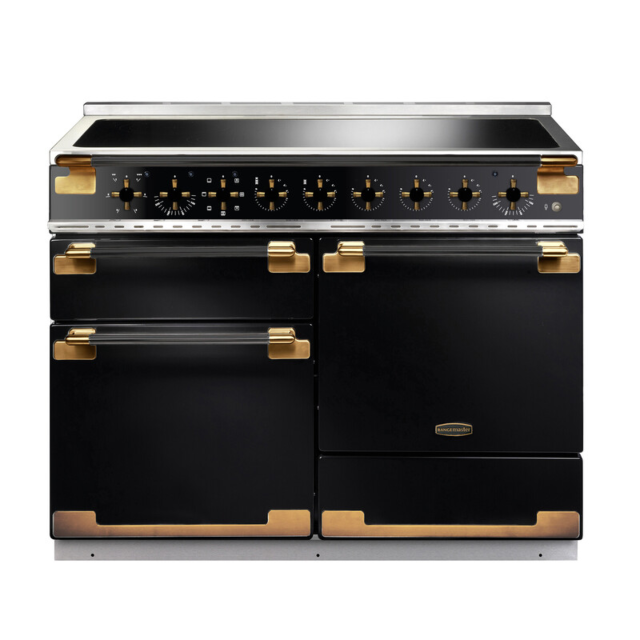 Rangemaster ELS110EIGB/BE 136270 Elise 110 Ind Gloss Blk/Blk Antique Brass