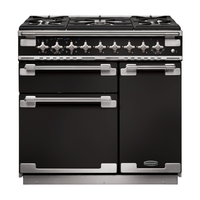 Rangemaster Elise 90 Dual Fuel Black ELS90DFFGB/
