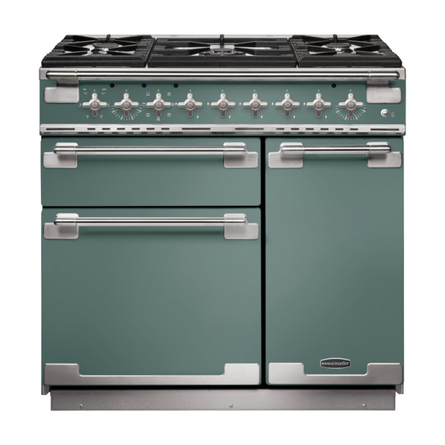 Rangemaster Elise 90 Dual Fuel Mineral Green ELS90DFFMG/