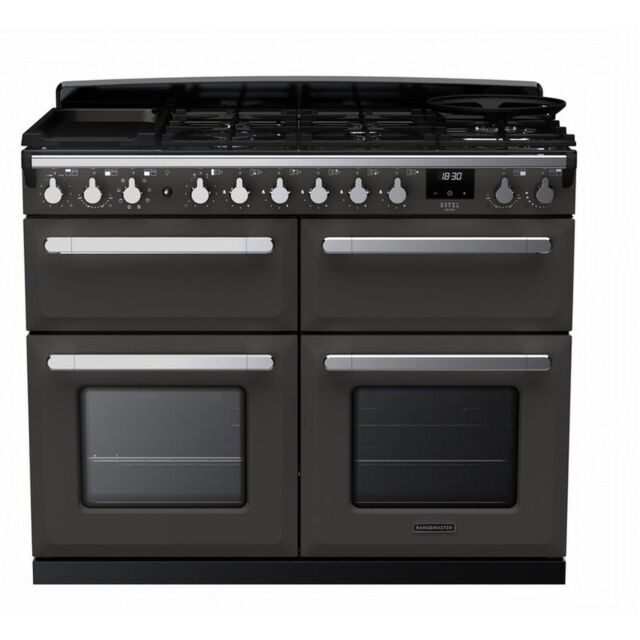 Rangemaster ESDLB110DFPSLT/CM1 15249 Estel Deluxe BC 110 DF Slate Chrome
