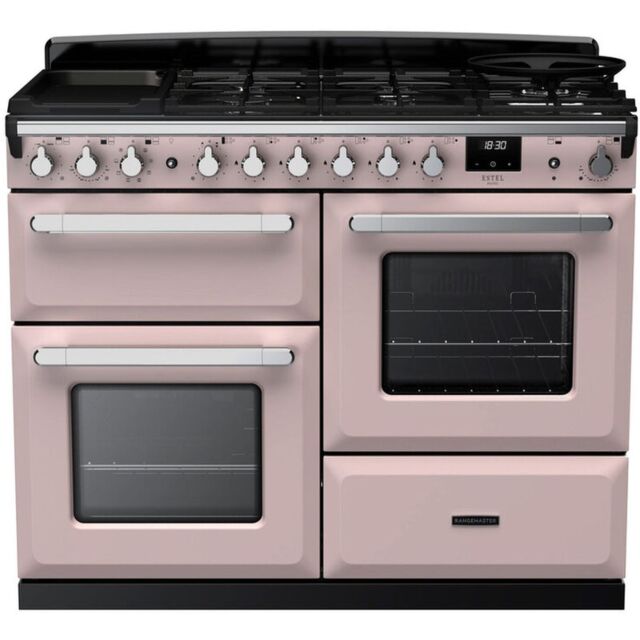Rangemaster ESDLO110DFPPPK/CM1 15152 Estel Deluxe OC 110 DF Pale Pink Chrome